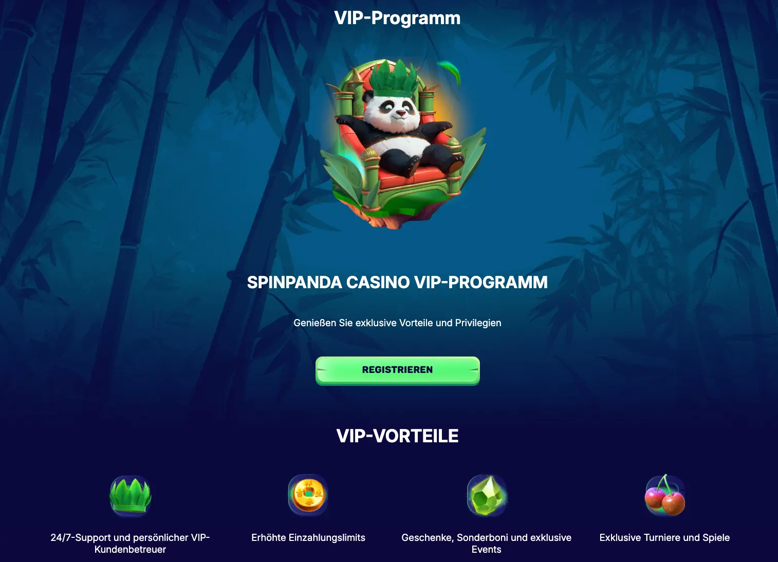 Spinpanda Casino VIP-programma — extra cashback en persoonlijke service voor vaste spelers